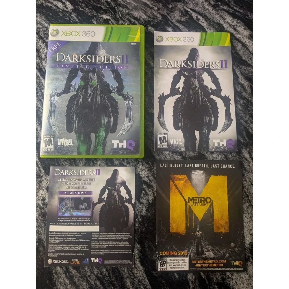 Darksiders II 2‎ (Xbox 360) Complete Game TESTED WORKS